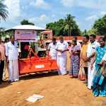 Assistant Director of Agriculture, Madhukur instructs the beneficiaries to benefit from the Rotavator equipment subsidized under the Nutrient Security Scheme-pic1 (2)