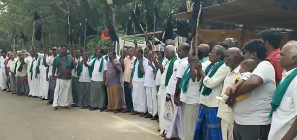 21st Day of Sugarcane Farmers' Wait Protest -3