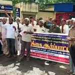 A demand slogan protest was held in Kumbakonam on behalf of the Railway Passengers Protection Association-p3 (2)