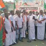 A protest demonstration held in Ponneri on behalf of the Congress against the Governor of Tamil Nadu-p2 (2)