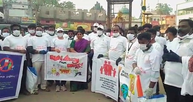 An awareness rally conducted by college students in Ponneri area on drug eradication and garbage disposal-p3 (2)