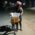 Ayyappa is a devotee who cycled from Chennai to Sabarimala carrying a turban on his head for the benefit of the world-p3 (2)