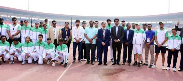 Honble Minister for Youth Welfare and Sports Development has visited Odisha to see the infrastructure facilities and 15th Hockey Mens World Cup 2023 -p1