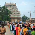Margazhi month foot darshan ceremony held at Tiruvarur Thiagarajar Temple -p1 (2)
