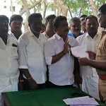 On behalf of the Truck Owners Association, a petition has been submitted to the Kumbakonam East Police Station urging them to abandon the system of imposing fines through online-p3 (2)