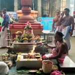 Rathasaptami festival started with flag hoisting at Tiruvidaimarudur Arulmiku Sri Sivasuryanar temple-p1 (2)