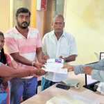 The family of the person who died in the accident will receive Rs. Villagers praise Palavekadu panchayat president for alleviating poverty by getting 4 lakhs as compensation-p2 (2)