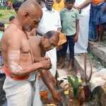 Theerthawari program held at Sri Palambika Sametha Sri Narthanapureeswarar Swamy temple in Tirukaiyalanga on the occasion of Thai Amavas-p2