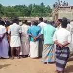 Thiruphuvanam Kambakhareswarar Temple employees are continuing their protest against the government officials who came to rescue the government outpost-p3 (2)