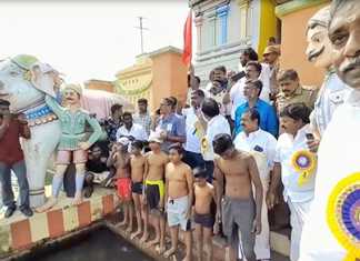 ஆரூரான் விளையாட்டுக் கழகம் சார்பில் திருவாரூர் நகரத்தில் நடைப்பெற்ற பல்வேறு விதமான விளையாட்டுப் போட்டிகள் : சிறுவர்கள் பெரியவர்கள் பங்கேற்பு
