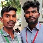 The Kumbakonam government held a protest on behalf of the students of Arts College demanding the transfer of the assistant professor-p2 (2)