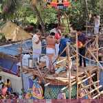 The grand Kumbabhishek ceremony of the three temples in Kumbakonam Krishnapuram village was very well done-p9
