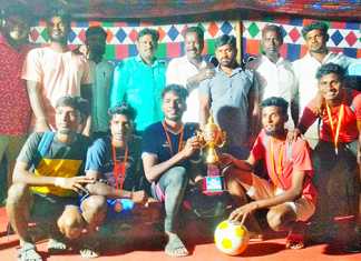 இளைஞர்களிடம் போதை ஒழிப்பு விழிப்புணர்வை ஏற்படுத்தும் வகையில் நாலூர் ஊராட்சியில் நடைப்பெற்ற கால்பந்து போட்டி ..
