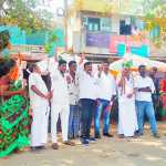 A protest protest was held on behalf of the Mettur District Congress Party against the Union Government-p1 (2)
