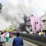 A sudden fire at a two-wheeler repair shop cost Rs. Goods worth 15 lakhs were gutted in the fire-p1