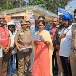 An awareness rally about headgear was held in Nachiarkovil area by Police and Red Cross Society-p2