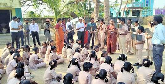 திருவள்ளூர் மாவட்டம் காட்டூரில் நடைப்பெற்ற பள்ளி குழந்தைகளின் கல்விக் குறித்த விழிப்புணர்வு பேரணி …