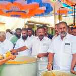 DMK members of Attipattu panchayat celebrated the 70th birthday of Chief Minister M. K. Stalin by providing welfare assistance to the poor-p2 (2)