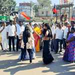 DMK party members of Ponneri city celebrated Erode East by-election victory like a festival-p1 (2)