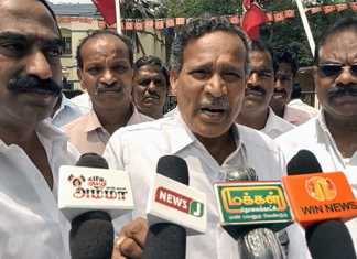 திருவாரூர் நெல் கொள்முதல் நிலையங்களில் தேங்கியுள்ள நெல் மூட்டைகளை உடனடியாக இயக்கம் செய்ய வேண்டும் : அண்ணா தொழிற்சங்கத்தினர் சார்பில் நடைப்பெற்ற கோரிக்கை முழக்க ஆர்ப்பாட்டம் …