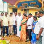 Inauguration ceremony of construction of new ration shop building held in Nandiyambakkam panchayat-p3 (2)