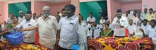சுவாமிமலையில் நடைப்பெற்ற கலைஞரின் வரும்முன் காப்போம் மருத்துவமுகாம் : எம்.பி. மற்றும் எம்.எல்.ஏ. பங்கேற்பு