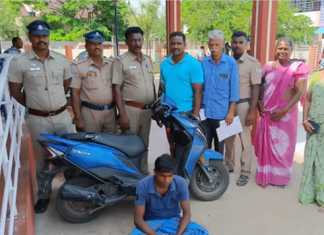 திருநங்கையுடன் இரண்டு தினங்கள் உல்லாசமாக இருந்து விட்டு திருநங்கையின் பைக் மற்றும் மொபைல் போனைத் திருடி சென்ற மதகரம் பகுதி வாலிபர் கைது