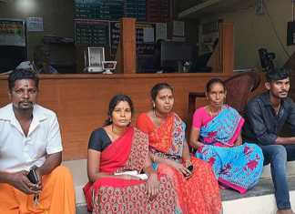 வாடிக்கையாளர்களுக்கு 4 மாதங்களாக அலைச்சலை ஏற்படுத்திய மாயவரம் பெனிபிட் பண்ட் நிறுவனம் : கும்பகோணத்தில் வாடிக்கையாளர்களின் திடீர் தர்ணா போராட்டத்தால் பரபரப்பு !