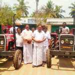 New tractors distribution ceremony for 4 Panchayats held at Cholavaram Regional Development Office -p1 (2)