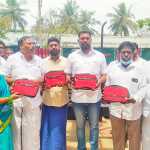 New tractors distribution ceremony for 4 Panchayats held at Cholavaram Regional Development Office -p2 (2)