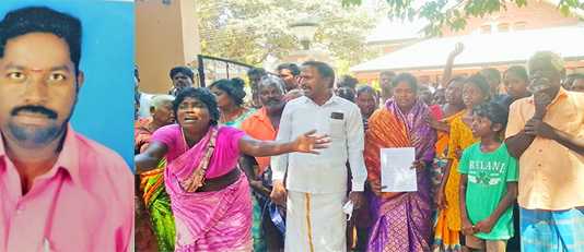 தனியார் மருத்துவ மனையில் வழங்கப்பட்ட தவறான சிகிச்சையால் வாலிபர் மரணமென உறவினர்கள் புகார் : மருத்துவமனை மீது உடனடியாக நடவடிக்கை எடுக்க வலியுறுத்தி பொன்னேரி கோட்டாச்சியர் அலுவலகத்தை முற்றுகையிட்டு ஆர்ப்பாட்டம்