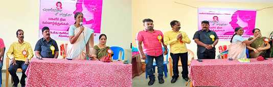 பொன்னேரி வட்டாச்சியர் அலுவலகத்தில் கேக் வெட்டி கோலகலமாக கொண்டாடப்பட்ட உலக மகளிர் தின விழா …