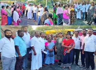 குறைகளை தீர்த்து வைக்க பாஜக கட்சியை தேடிச்செல்லும் கிராமத்து மக்கள் : திட்டமிட்ட இடத்தில் குடிநீர் மேல்நிலைத் தொட்டியை அமைத்து தரக்கோரி காஞ்சவாய கிரமத்து மக்கள் கோரிக்கை ..