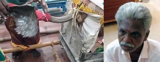 கும்பகோணம் அருள்மிகு ஆதிகும்பேஸ்வரர் திருக்கோயிலில் உள்ள ஐந்து திருப்பல்லக்கில் திருப்போன வெள்ளி தகடு : திருட்டில் ஈடுப்பட்டதாக காவல் நிலையத்தில் ஒப்படைக்கப்பட்ட 65 வயது முதியவர் …