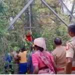 A 58-year-old farmer climbed a cell phone tower near Uttaramerur-p3