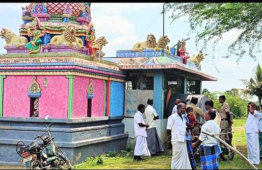 வலங்கைமான் பகுதியில் கோவில் பூட்டைவுடைத்து ரூ. 20 ஆயிரம் மதிப்பிலான பணம் மற்றும் நகைகளைக் கொள்ளையடித்த மர்ம நபர்கள் …