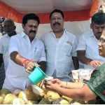 Inaugurating the Summer Water Butter Pandal opened by AIADMK -p2