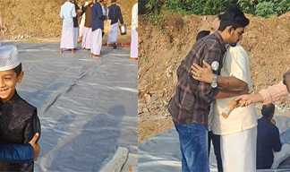 ரமலான் ஈகை பெருநாளை முன்னிட்டு கும்பகோணத்தில் தமிழ்நாடு தவ்ஹீத் ஜமாத் சார்பில் பள்ளி வாசலில் நாடைப்பெற்ற சிறப்பு வழிபாடு : ஆரத்தழுவி வாழ்த்துக்களை பகிர்ந்து கொண்டனர்
