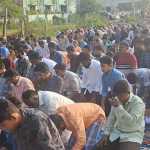 On the occasion of the holy day of Ramadhan, a large number of Muslims participated in a special prayer -p4