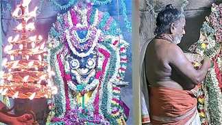 திருப்பிறம்பியம் அருள்மிகு திருசாட்சிநாதேஸ்வரர் திருக்கோயிலில் குருப் பெயர்ச்சியை முன்னிட்டு குருபகவான் சிறப்பு அலங்காரத்தில் அருள்பாலிப்பு : வெகுச் சிறப்பாக நடைப்பெற்ற சிறப்பு பூஜைகள் மற்றும் தீபாராதனையில் திரளான பக்தர்கள் பங்கேற்பு