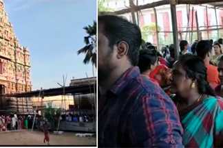 திருவாரூரில் நடைப்பெற்ற அருள்மிகு ஸ்ரீ தியாகராஜர் சுவாமி ஆலயத்தில் ஆண்டுக்கு இருமுறை மட்டுமே காணப்பெறும் பாத தரிசன விழா …