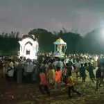 The elephant chase event held at Arasalangarai on the occasion of Swamimalai Arulmiku Sriswaminathaswamy Srivalli wedding-p1