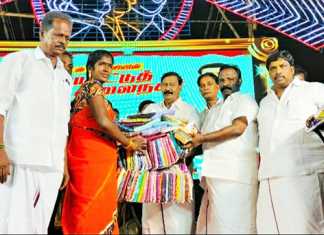 திமுக சார்பில் மீஞ்சூர் மேட்டுபாளையம் பகுதியில் நடைப்பெற்ற தமிழ்நாடு அரசின் ஈராண்டு சாதனை விளக்க பட்டிமன்றம் மற்றும் பொதுக்கூட்டம்