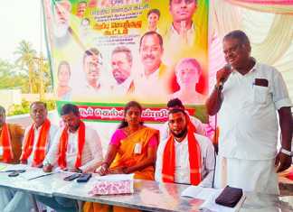 மீஞ்சூர் தெற்கு ஒன்றிய பாஜக சார்பில் நந்தியம்பாக்கத்தில் நடைப்பெற்ற சிறப்பு பொதுக்குழு கூட்டம் …