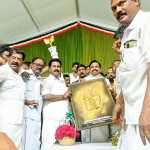 AIADMK General Secretary Edappadi Palaniswami received grand welcome at Papanasam-p1 (2)