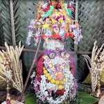 Akasa Mariamman festival in Nachiarko was welcomed by devotees showered with fragrant flowers -p1