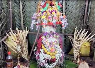நறுமண பூக்கள் தூவி பக்தர்களின் வரவேற்புடன் நடைப்பெற்ற நாச்சியார்கோவில் ஆகாச மாரியம்மன் திருவிழா : மின் விளக்குகளால் அலங்கரிக்கப்பட்ட புஷ்ப பல்லாக்கில் பவனி வந்த அம்மன்
