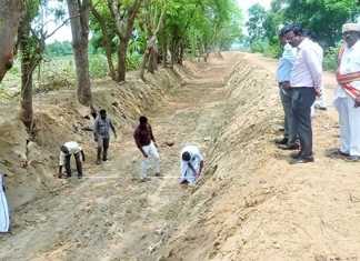 பாபநாசம் பகுதியில் நடைப்பெற்று வரும் தேவராயன்பேட்டை வாய்க்கால் தூர்வாரும் பணி : மாவட்ட ஆட்சியர் மற்றும் நீர்வளத்துறை மாவட்ட செயற் பொறியாளர் நேரில் ஆய்வு