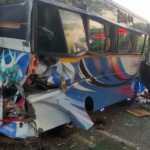 Four vehicles collide in a row near Chengalpattu – traffic jam on the National Highway-p2