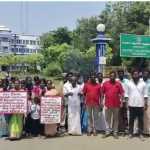 More than fifty villagers, including children and women, submitted a petition to the Tiruvarur District Collector-p2